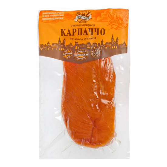 

Карпаччо куриное Gross Chef сырокопченое 500 г