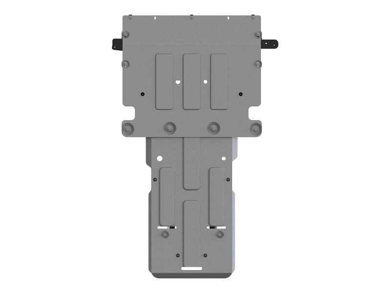 Защита картера и КПП Sheriff для Ауди Q5 2020-2022, алюминий 4мм, арт:02.4707 600006784773 серебристый