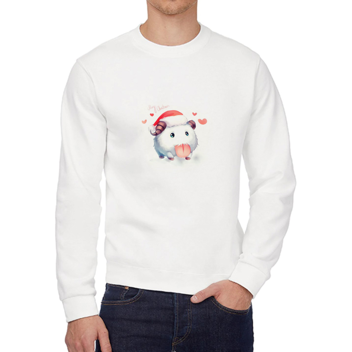 

Свитшот унисекс CoolPodarok W0501735 белый 58 RU, W0501735