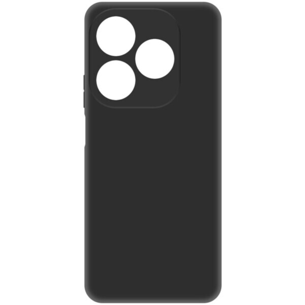 

Клип-кейс Krutoff Soft Case для Tecno Spark 20/20C Black, Черный, TECNO Spark 20C