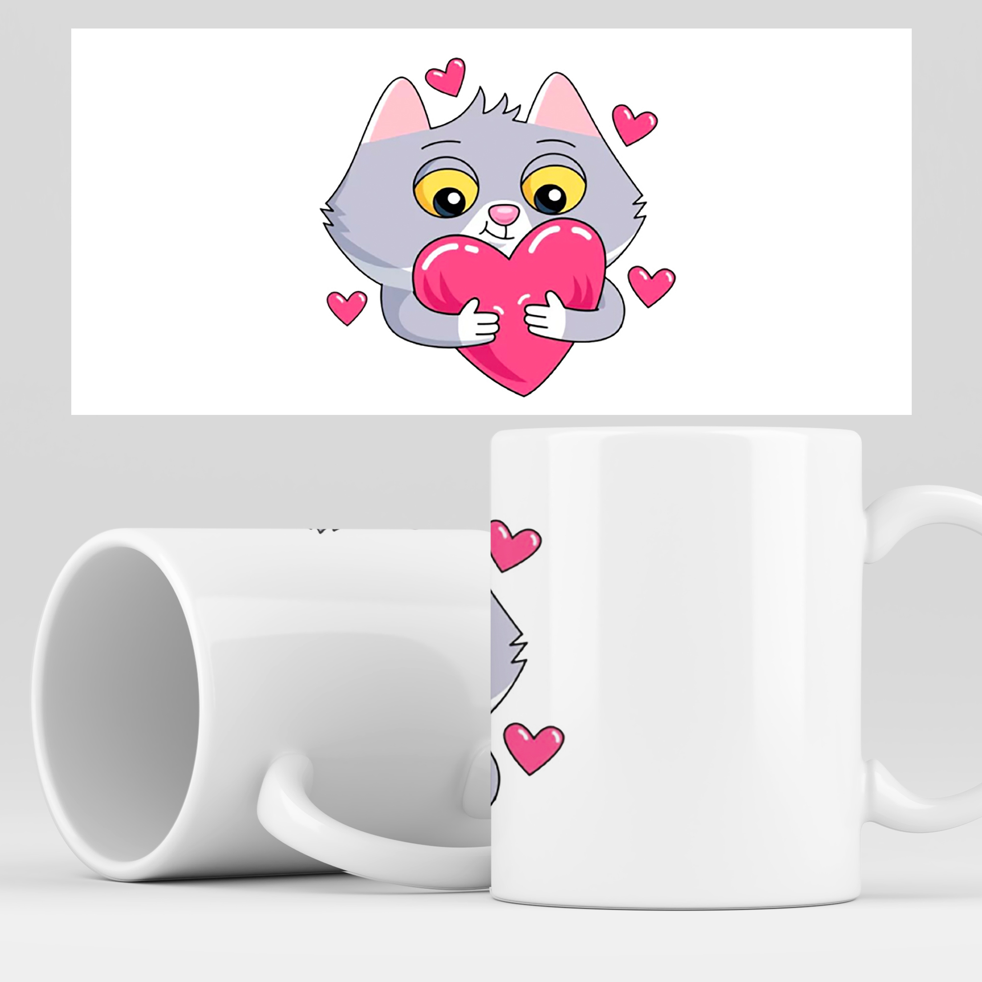 

Кружка RocketCup с принтом "Веселые стикеры", Stikers01
