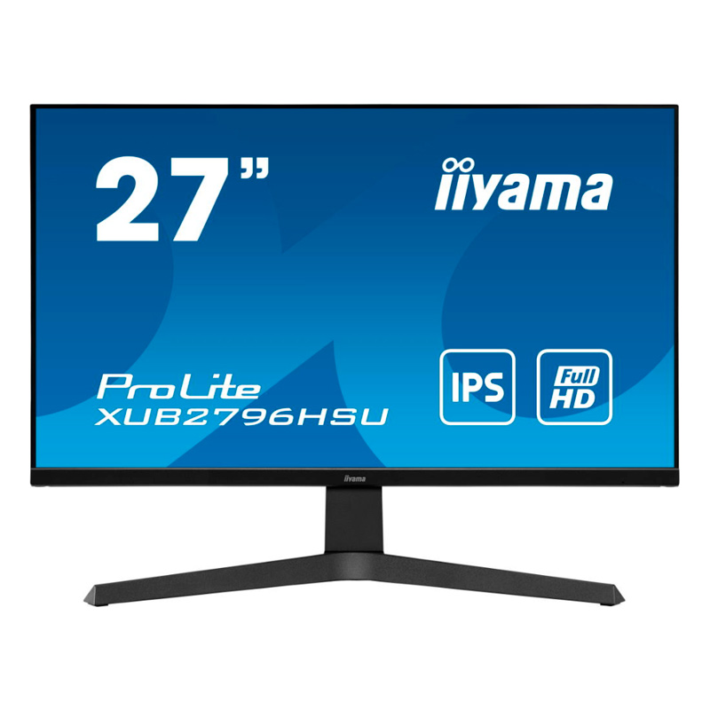 

27" монитор iiyama ProLite XUB2796HSU-B1 Black 75Hz 1920x1080 IPS, Черный, ProLite XUB2796HSU-B1