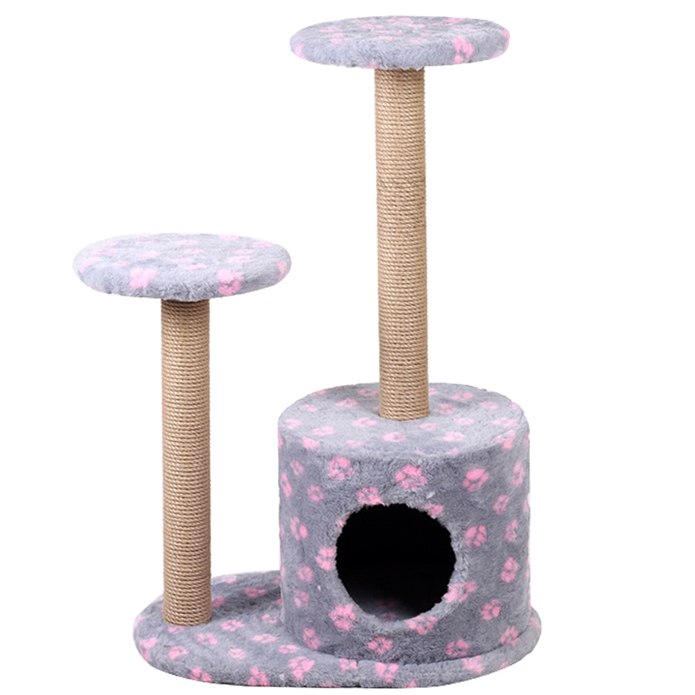 

Комплекс для кошек Adel cat, фиолетовый, 3 уровня, 60*35*84