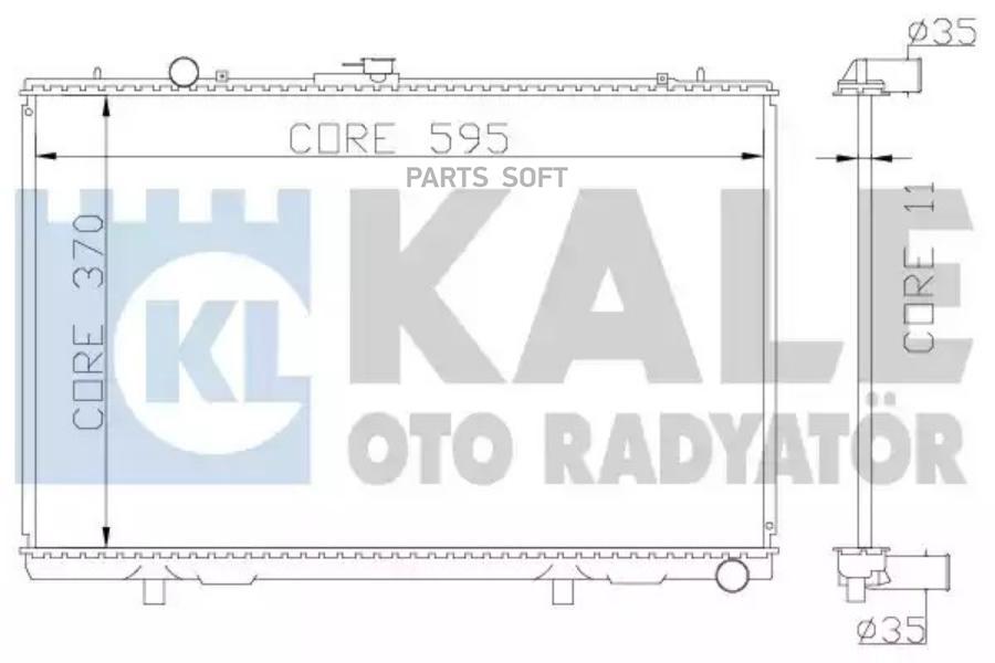 

Радиатор Двигателя Mitsubishi L 200 Kale 362200 KALE 362200