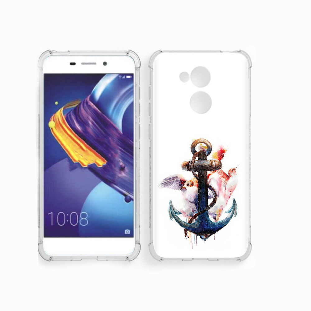

Чехол MyPads Tocco для Huawei 6C Pro якорь с птицами (PT88459.60.703), Прозрачный, Tocco