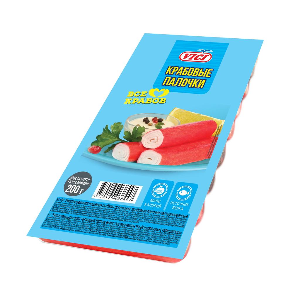 

Крабовые палочки Охлаждённые VICI 220гр