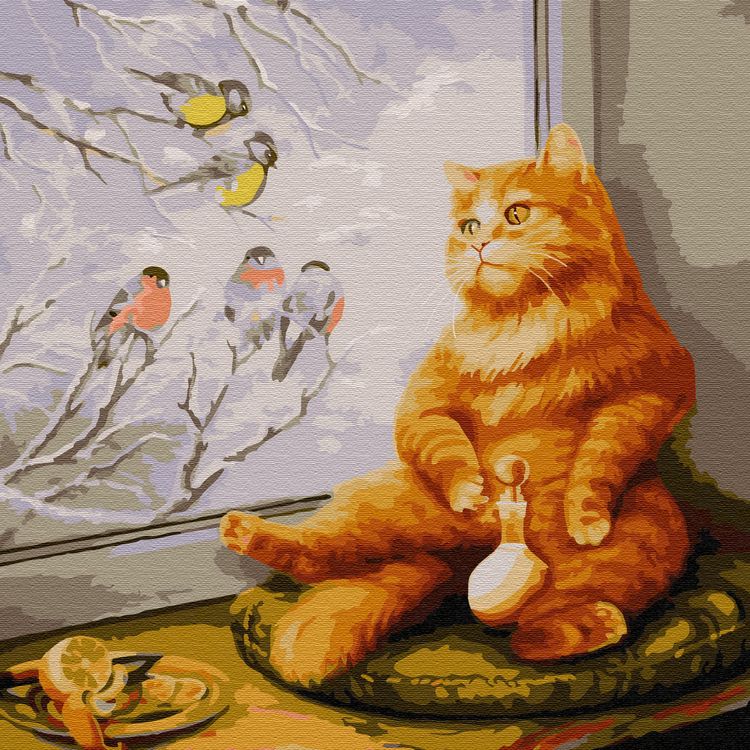 

Картина по номерам Molly Рыжий кот, Рыжий кот