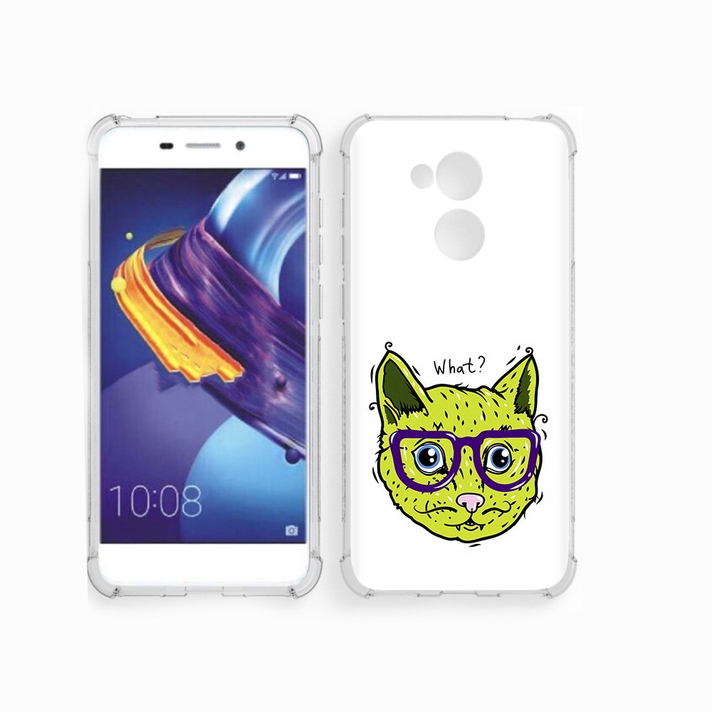 

Чехол MyPads Tocco для Huawei 6C Pro Зеленый кот (PT88459.60.86), Прозрачный, Tocco