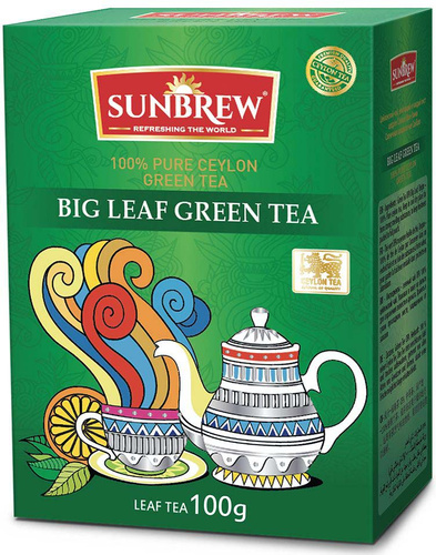 

Чай зеленый Sunbrew крупнолистовой 200 г