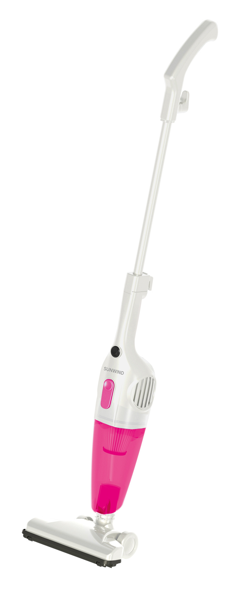 фото Вертикальный пылесос sunwind vcn330 white/pink