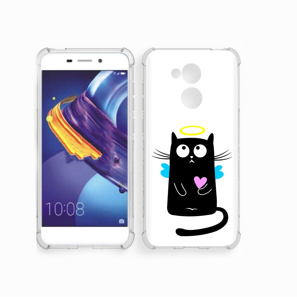 

Чехол MyPads Tocco для Huawei 6C Pro Кот ангелок (PT88459.60.96), Прозрачный, Tocco