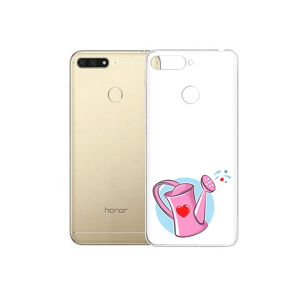 

Чехол MyPads Tocco для Huawei 7C Лейка любви 14 февраля (PT111175.61.103), Прозрачный, Tocco