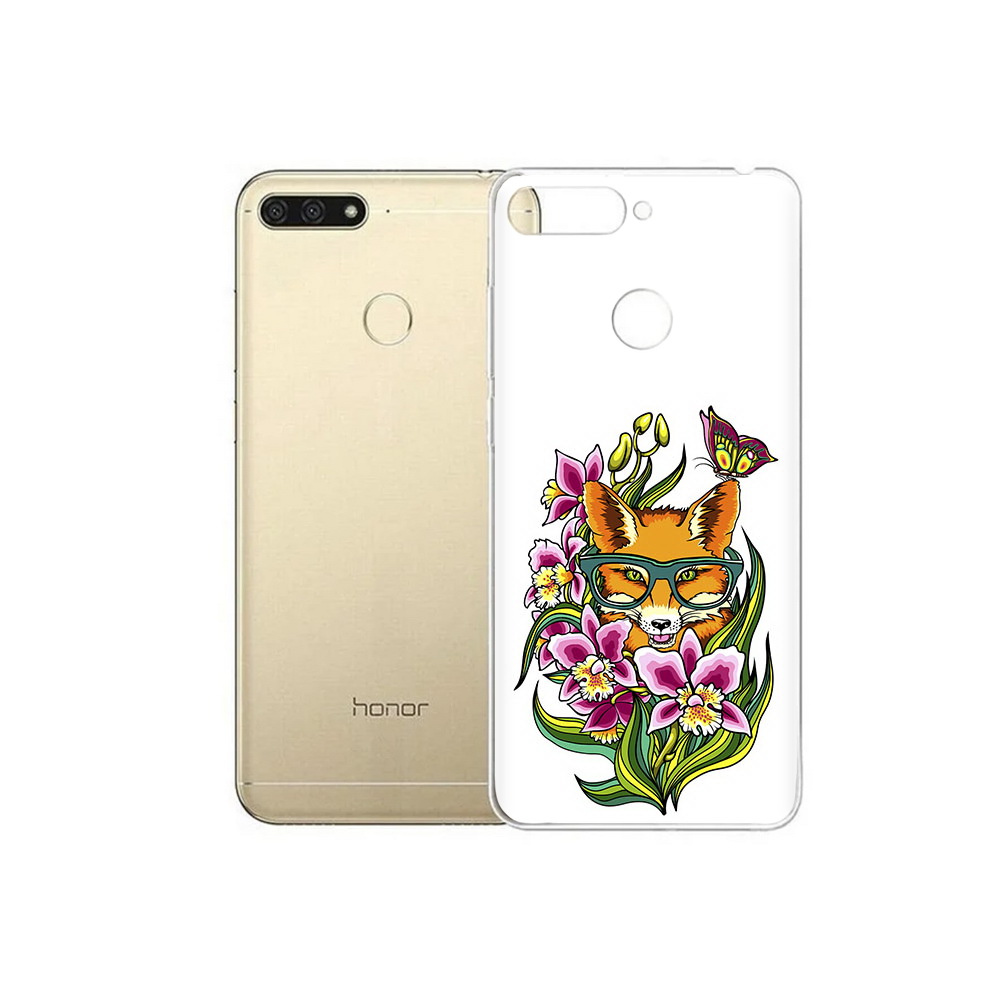 

Чехол MyPads Tocco для Huawei 7C Лиса в цветах (PT111175.61.108), Прозрачный, Tocco