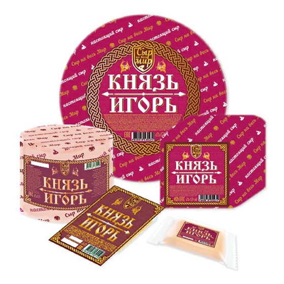 

Сыр полутвердый Сыр на весь мир Князь Игорь 50% БЗМЖ
