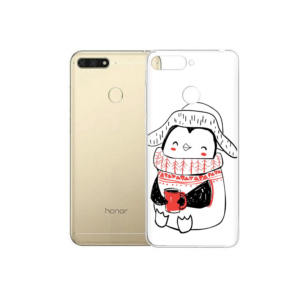

Чехол MyPads Tocco для Huawei 7C Милый пингвин (PT111175.61.115), Прозрачный, Tocco