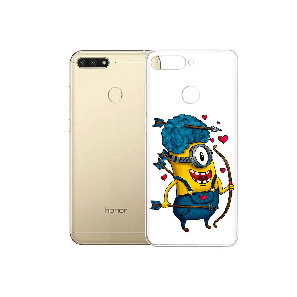 

Чехол MyPads Tocco для Huawei 7C Миньон купидон (PT111175.61.117), Прозрачный, Tocco