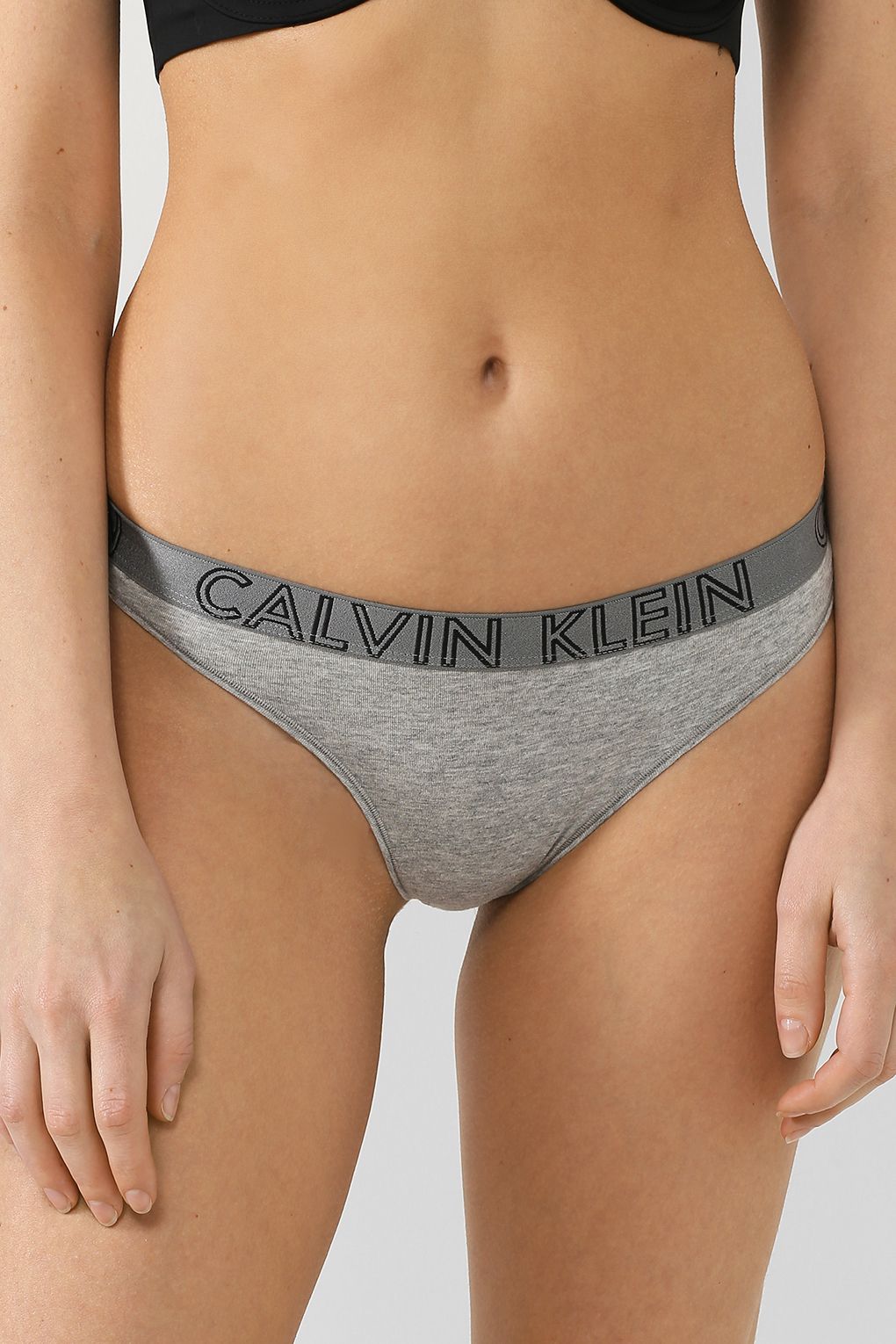 

Трусы женские Calvin Klein 000QD3636E серые L, Серый, 000QD3636E