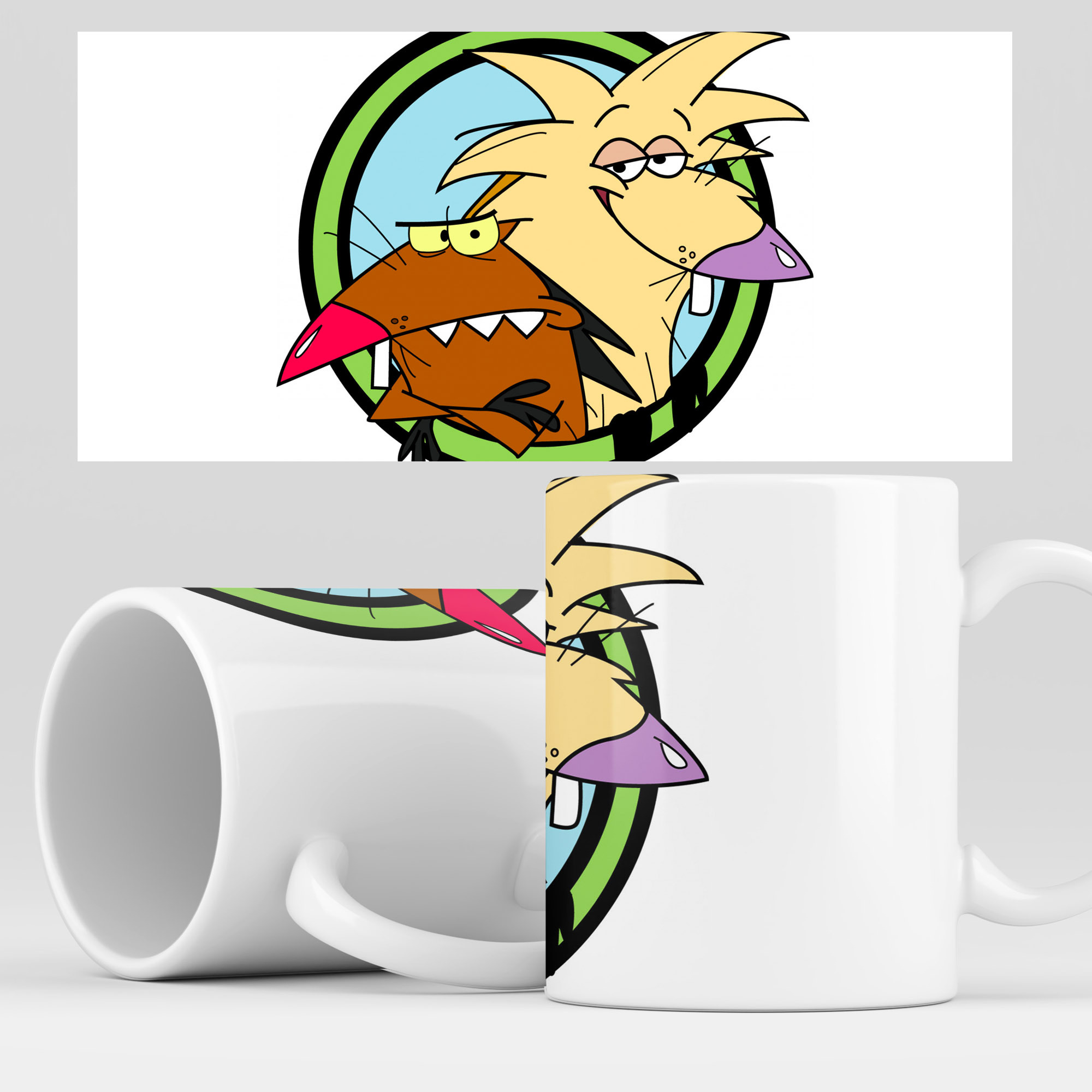 

Кружка RocketCup с принтом "Крутые бобры" мультсериал, AngryBeavers_05