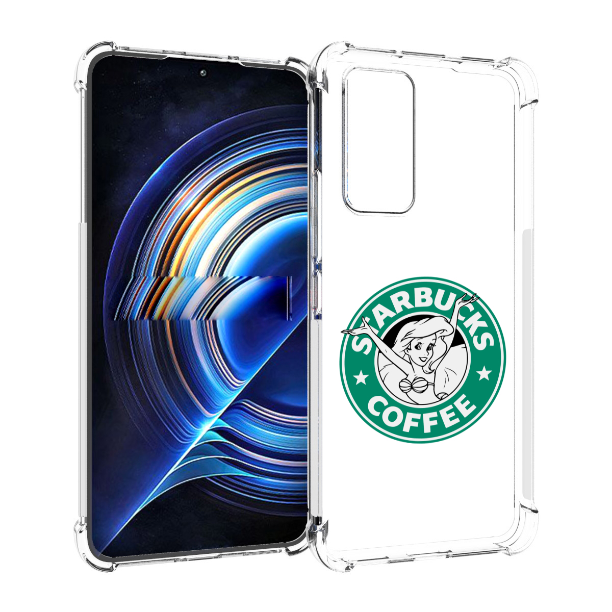 

Чехол MyPads старбакс-кофее для Tecno Camon 19 Neo, Прозрачный, Tocco