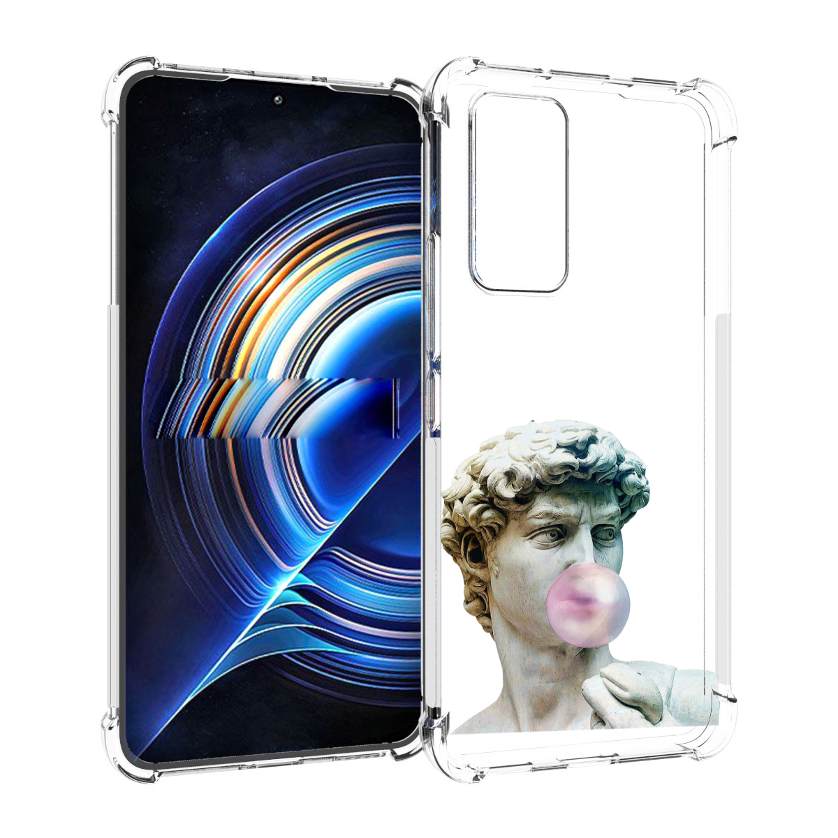 

Чехол MyPads статуя-с-жвачкой для Tecno Camon 19 Neo, Прозрачный, Tocco