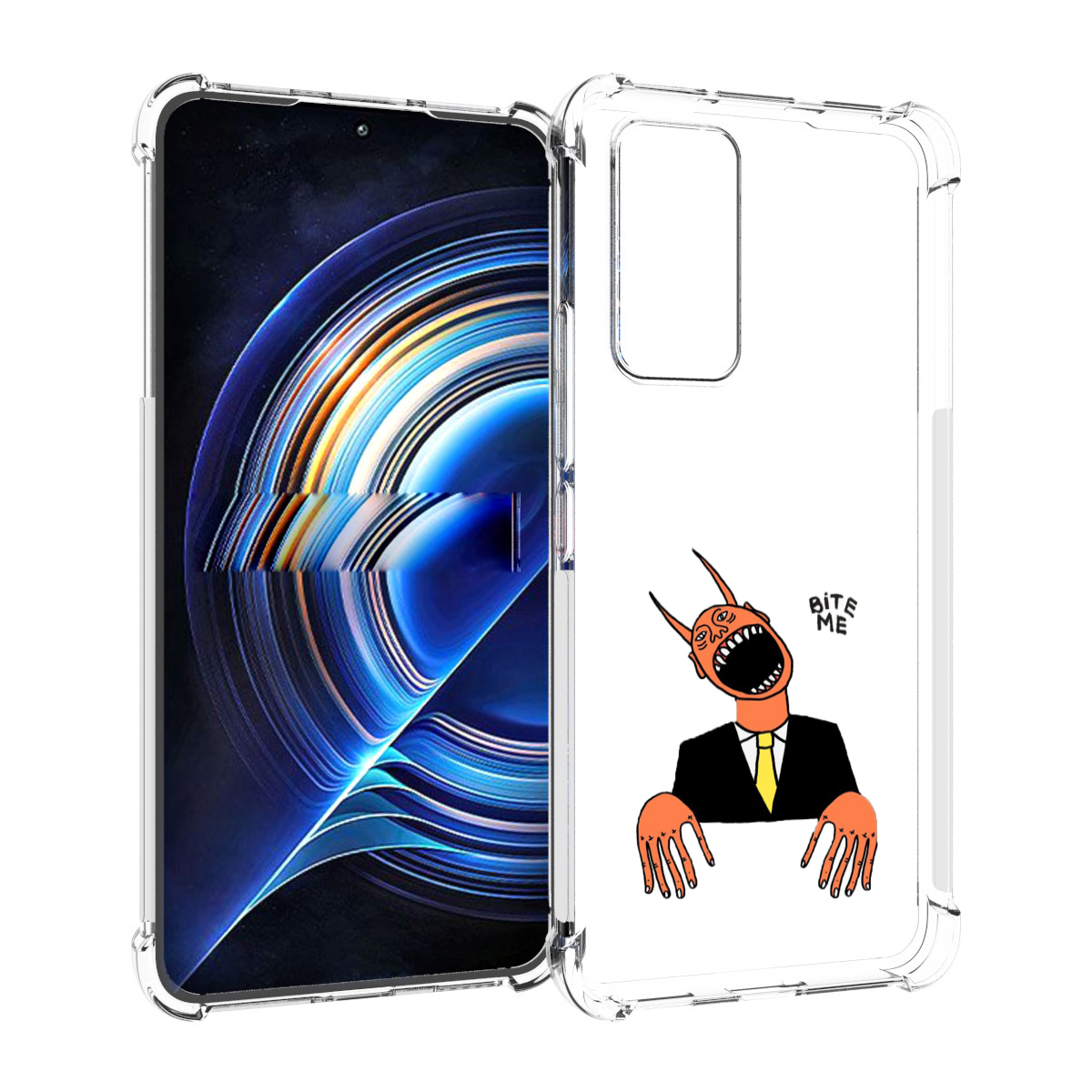 

Чехол MyPads странный чертик с длинными пальцами для Tecno Camon 19 Neo, Прозрачный, Tocco