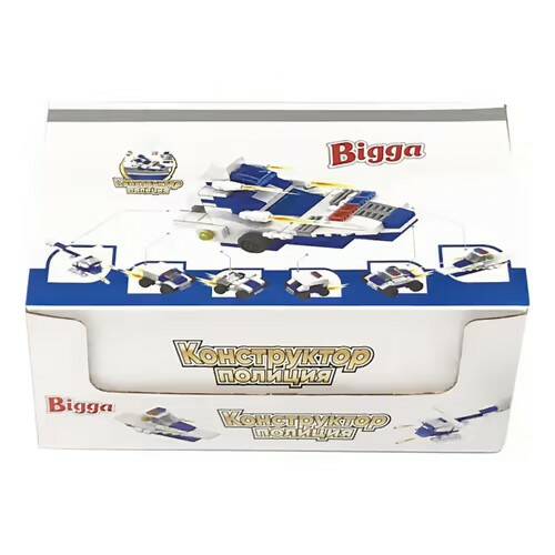 Пластмассовый конструктор Полиция Bigga