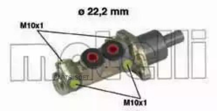 

Главный тормозной цилиндр (22.2mm)