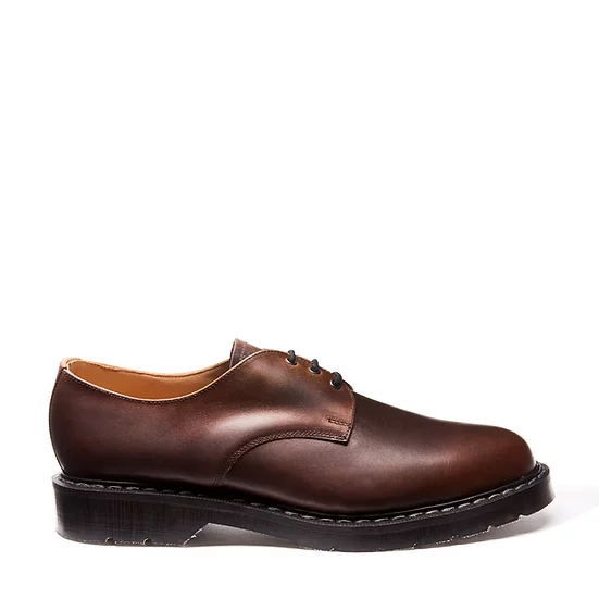 фото Туфли мужские solovair gaucho crazy horse gibson shoe коричневые 7 uk