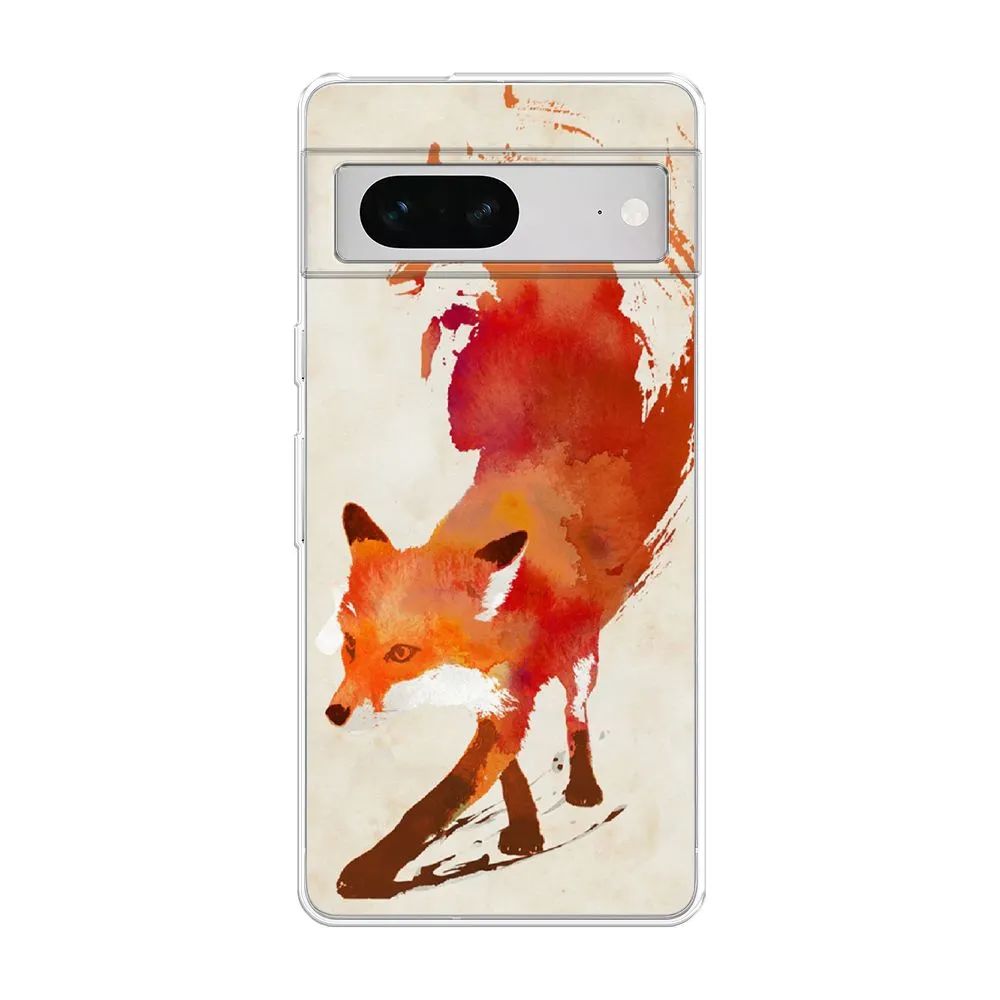 

Чехол Awog на Google Pixel 7 "Лиса", Разноцветный