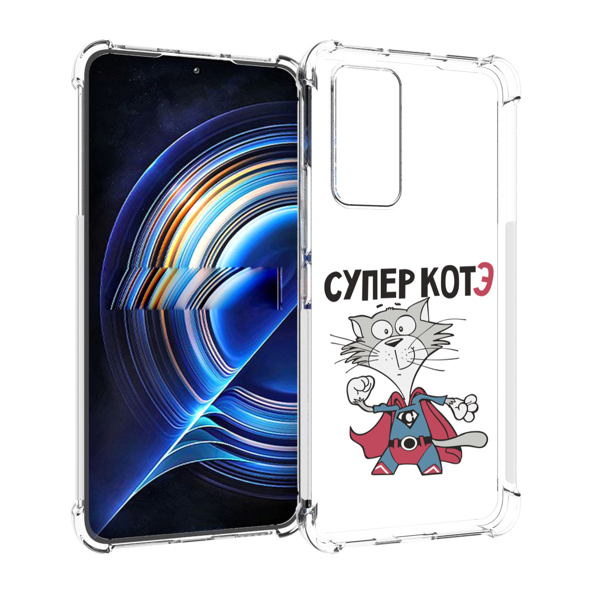 

Чехол MyPads супер-котэ для Tecno Camon 19 Neo, Прозрачный, Tocco