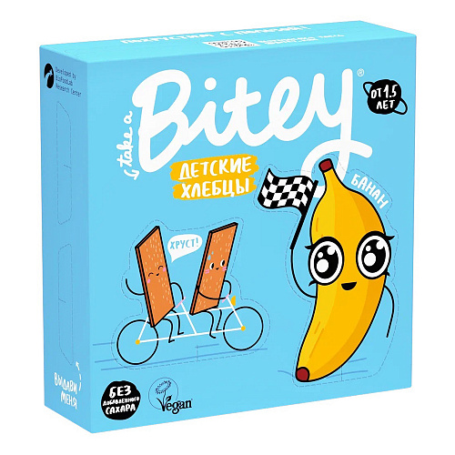

Хлебцы кукурузно-рисовые Bite Банан-Тыква 40 г, 2 шт