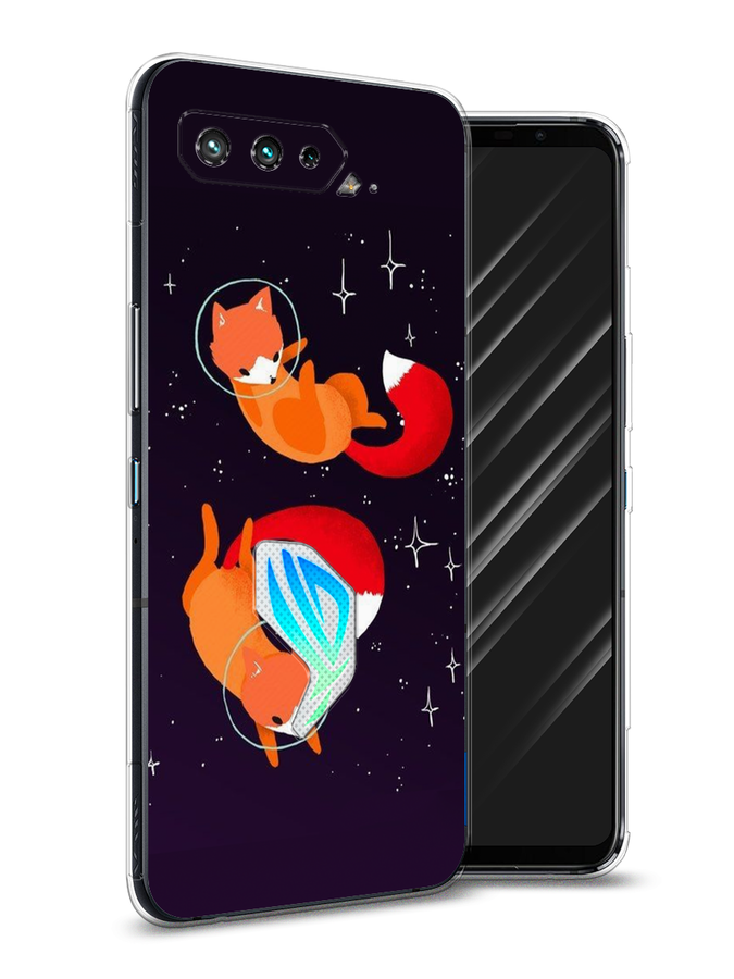

Чехол Awog на Asus ROG Phone 5S "Лисы космонавты", Оранжевый, 44550-4