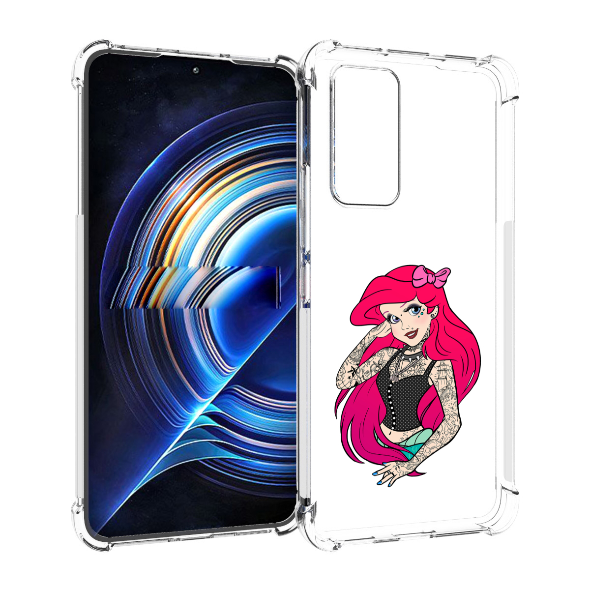 

Чехол MyPads татуированная-принцесса женский для Tecno Camon 19 Neo, Прозрачный, Tocco