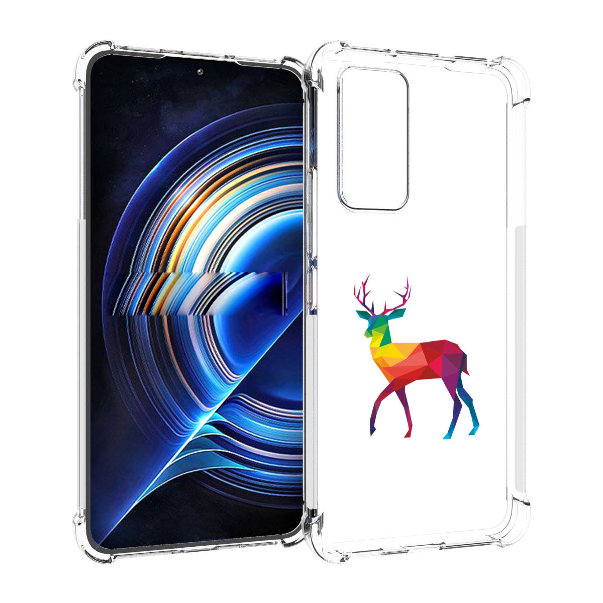 

Чехол MyPads геометрический олень для Tecno Camon 19 Neo, Прозрачный, Tocco