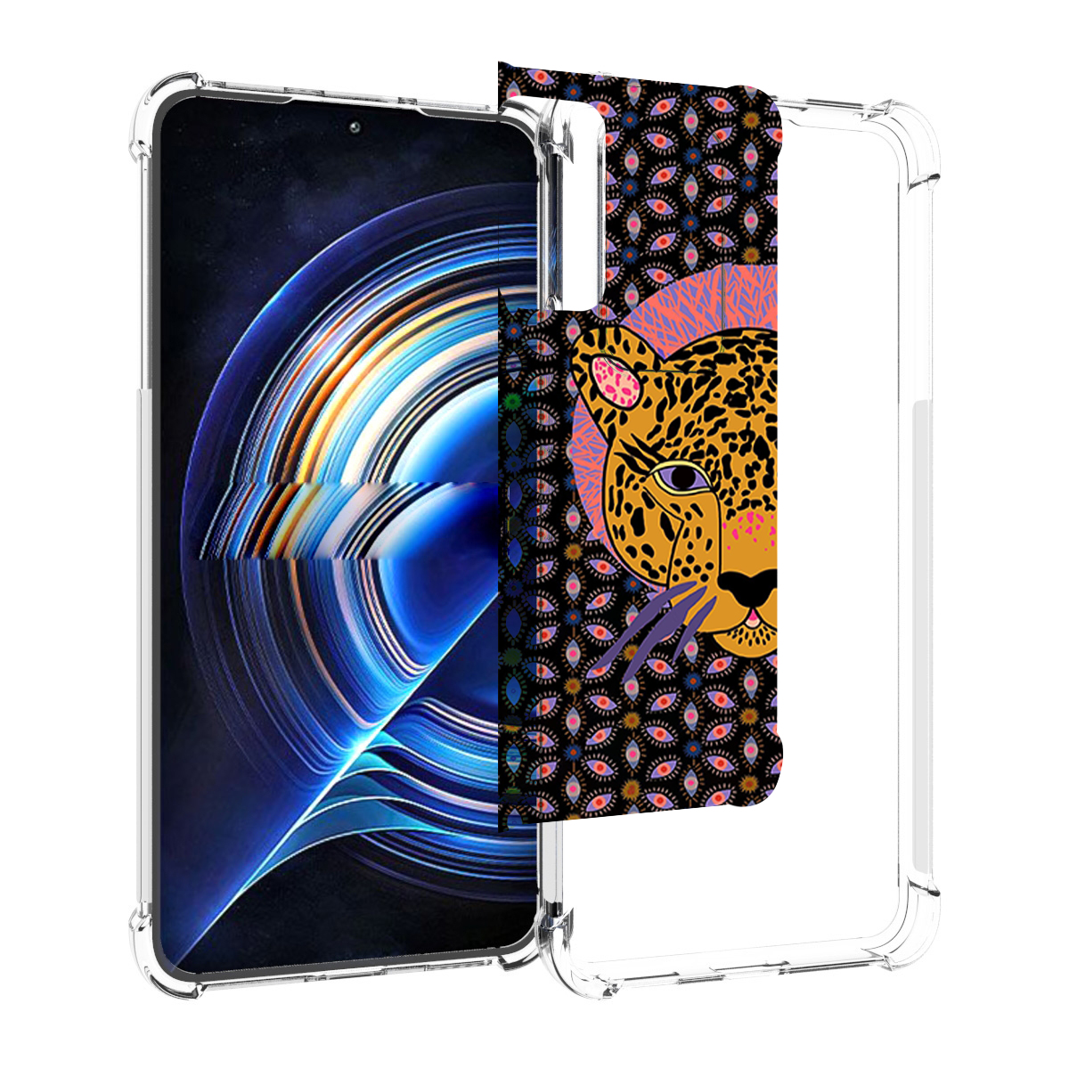 

Чехол MyPads тигр-в-глазах для Tecno Camon 19 Neo, Прозрачный, Tocco