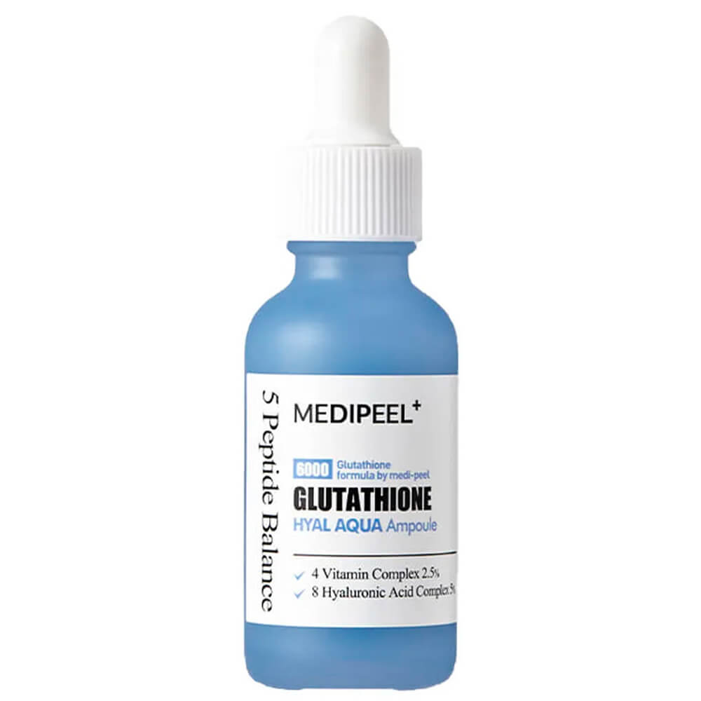 Осветляющая сыворотка с глутатионом Medi-Peel Glutathione Hyal Aqua Ampoule 30 мл medi peel сыворотка антиоксидантная с лифтинг эффектом 100 0