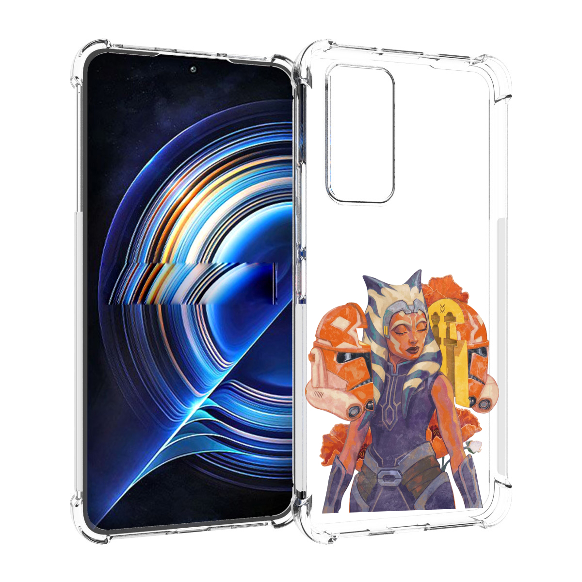 

Чехол MyPads тогрута-асока-тано для Tecno Camon 19 Neo, Прозрачный, Tocco