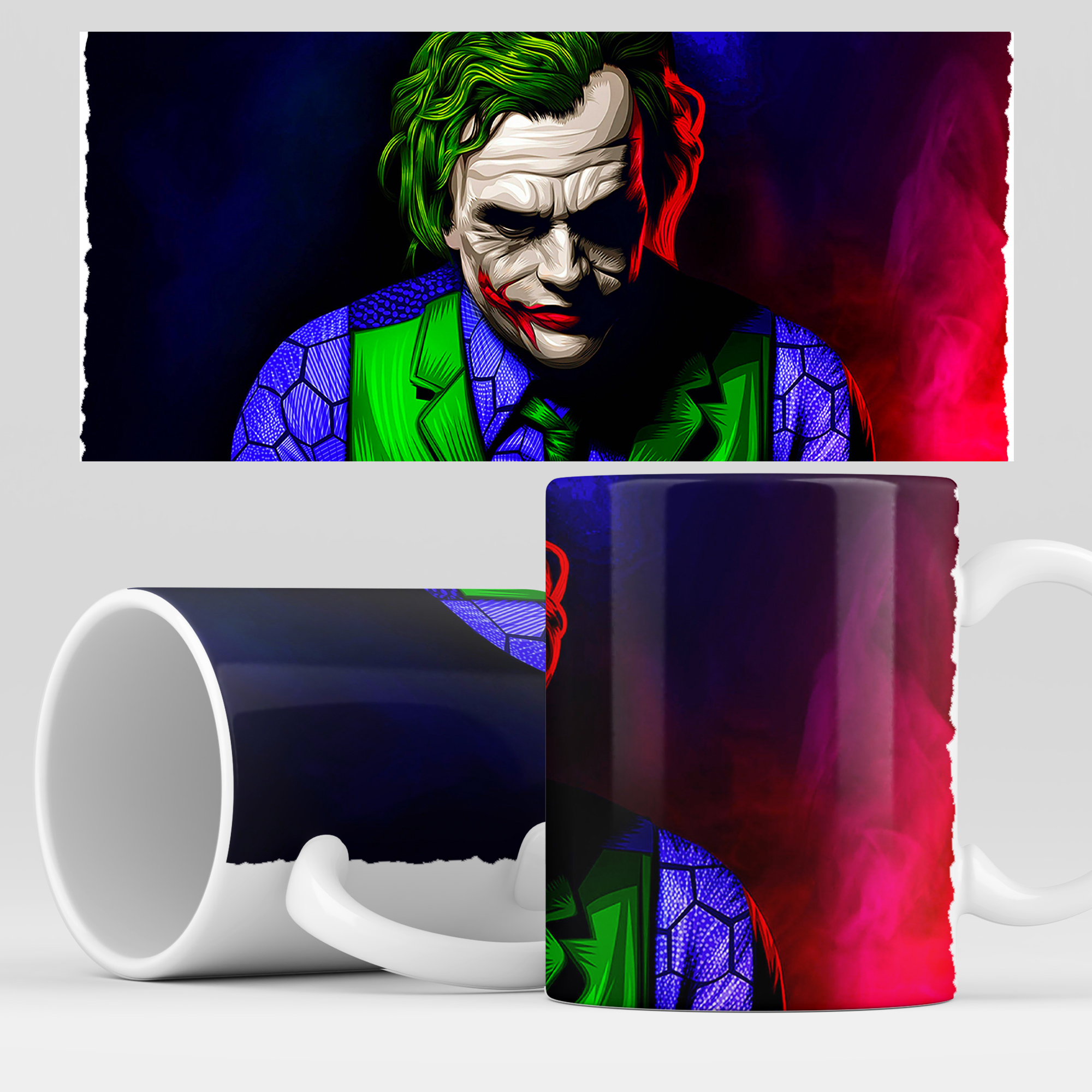 фото Кружка rocketcup с принтом "джокер" joker