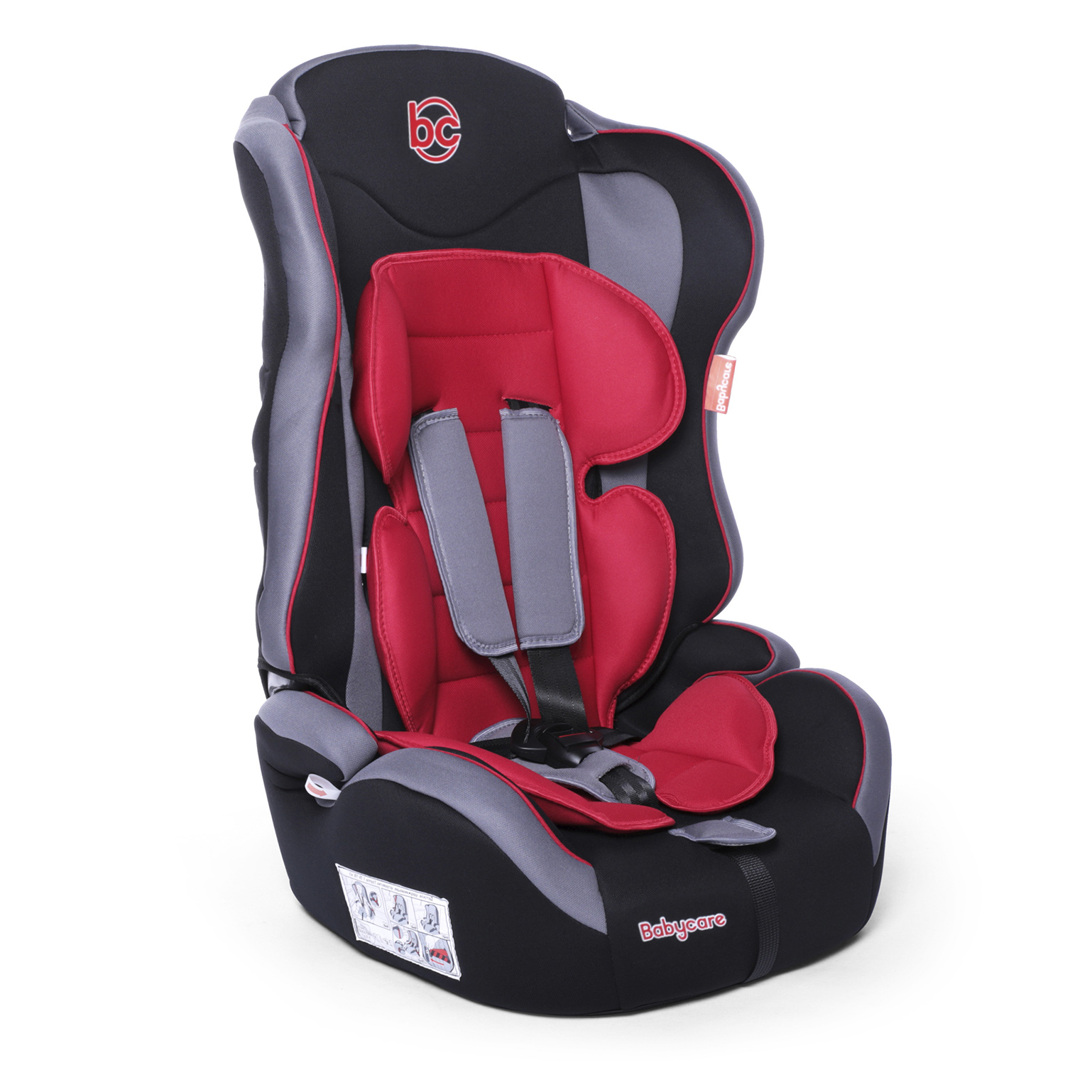 фото Автокресло babycare upiter plus, черный/красный baby care