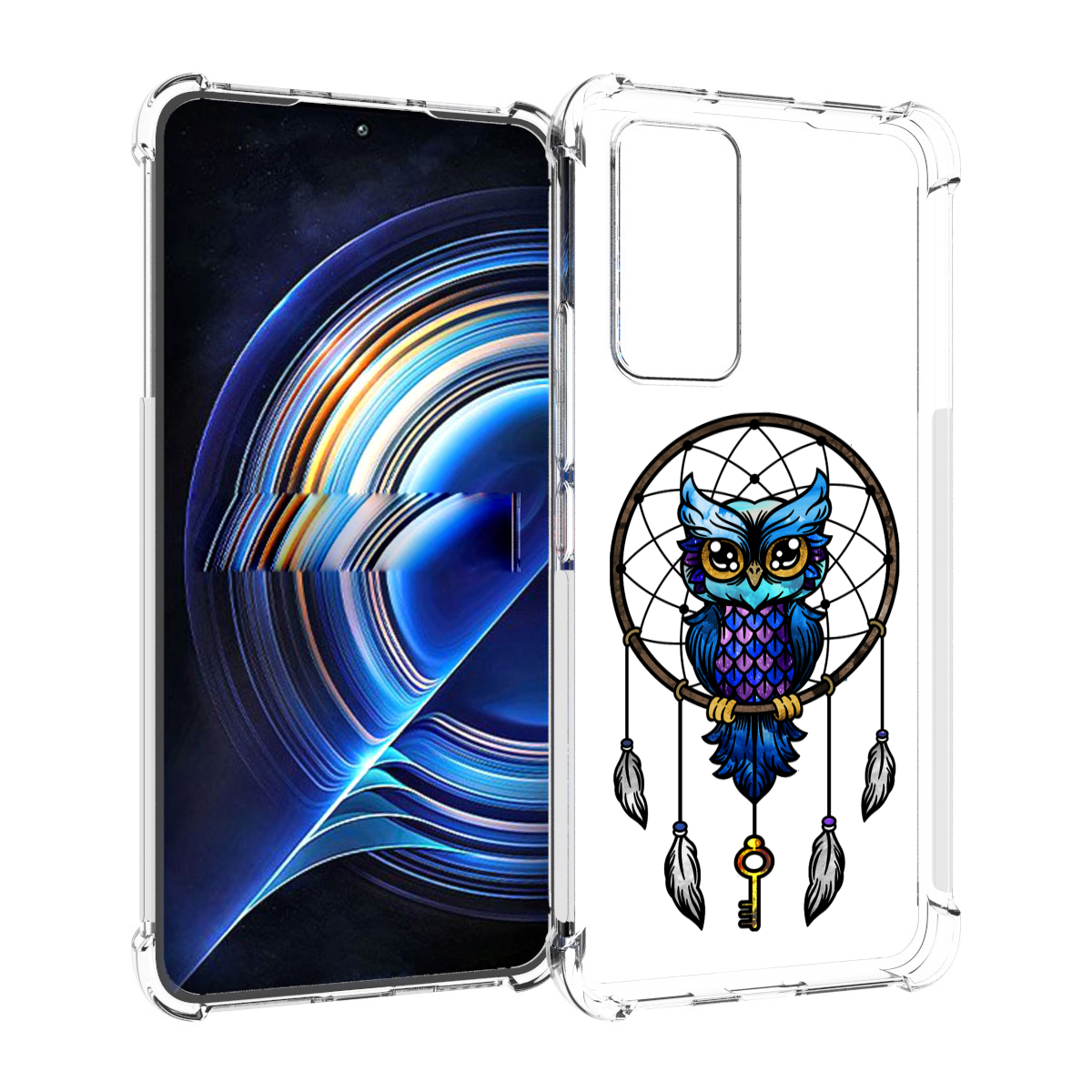 

Чехол MyPads умная-фиолетовая-сова для Tecno Camon 19 Neo, Прозрачный, Tocco