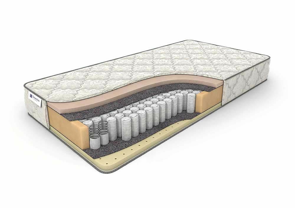 

Матрас Dreamline Memory Sleep TFK 100х186, Бежевый;белый;серый;серебристый, Memory Sleep TFK
