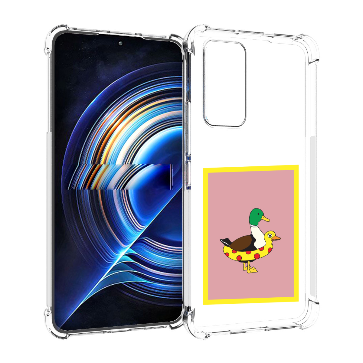 

Чехол MyPads утка в круге надувном для Tecno Camon 19 Neo, Прозрачный, Tocco