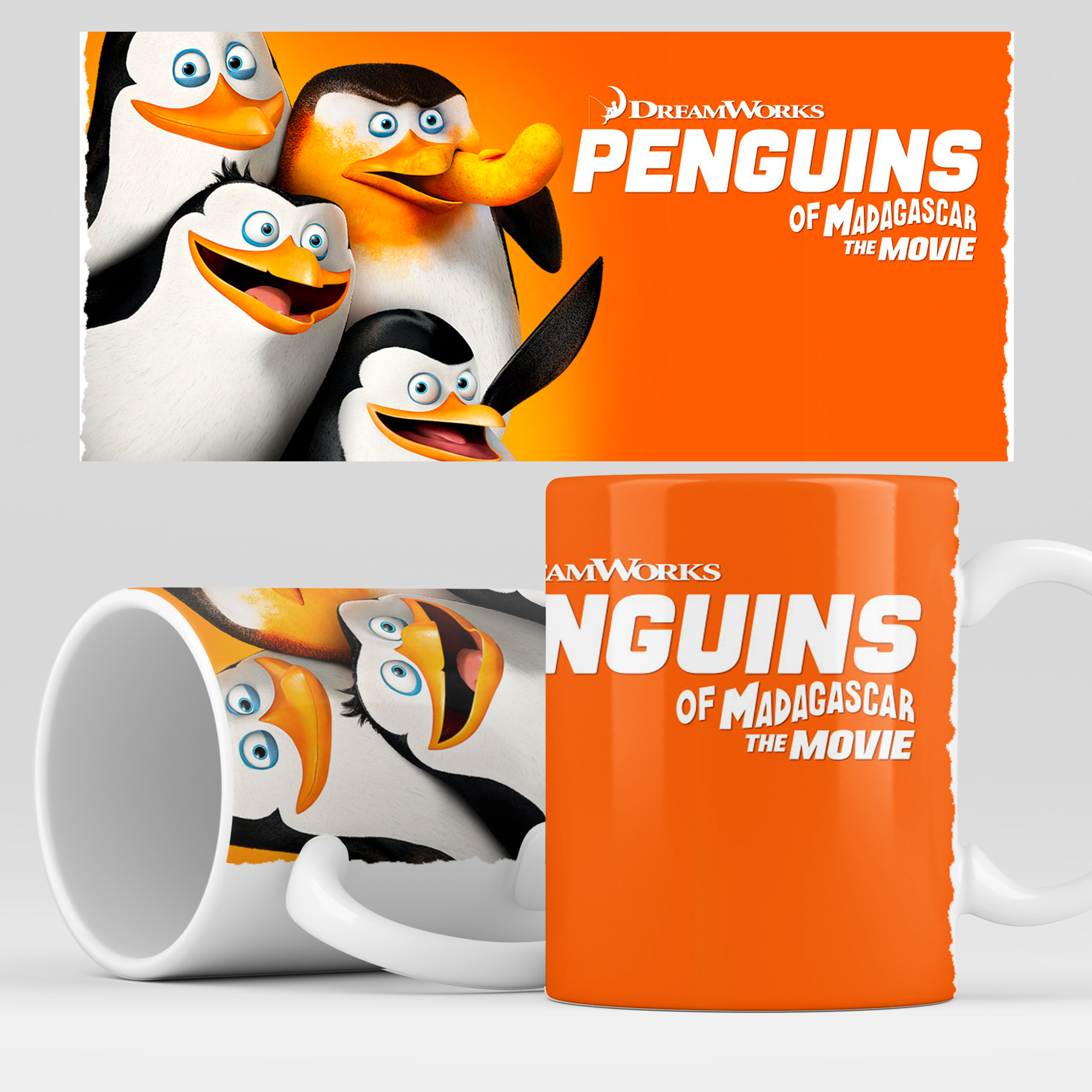 

Кружка RocketCup с принтом "Пингвины из Мадагаскара", Penguins04