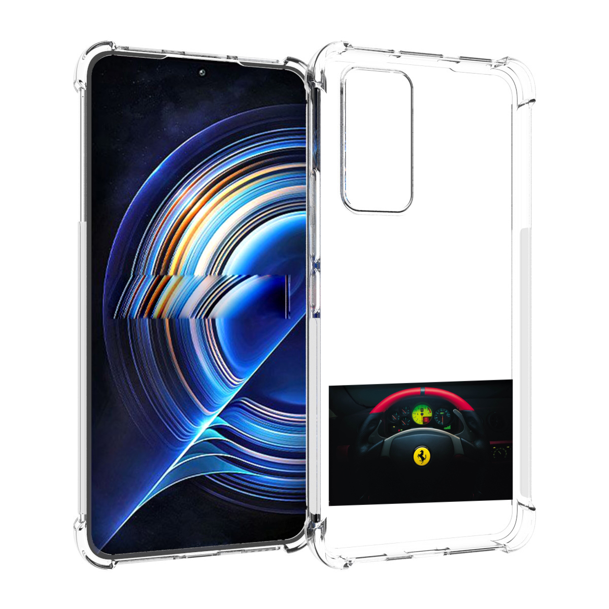 

Чехол MyPads ferrari 2 для Tecno Camon 19 Neo, Прозрачный, Tocco