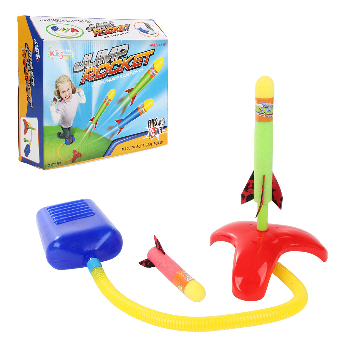 

Ракета с запуском Jump Rocket 30 х 8 х 25 см