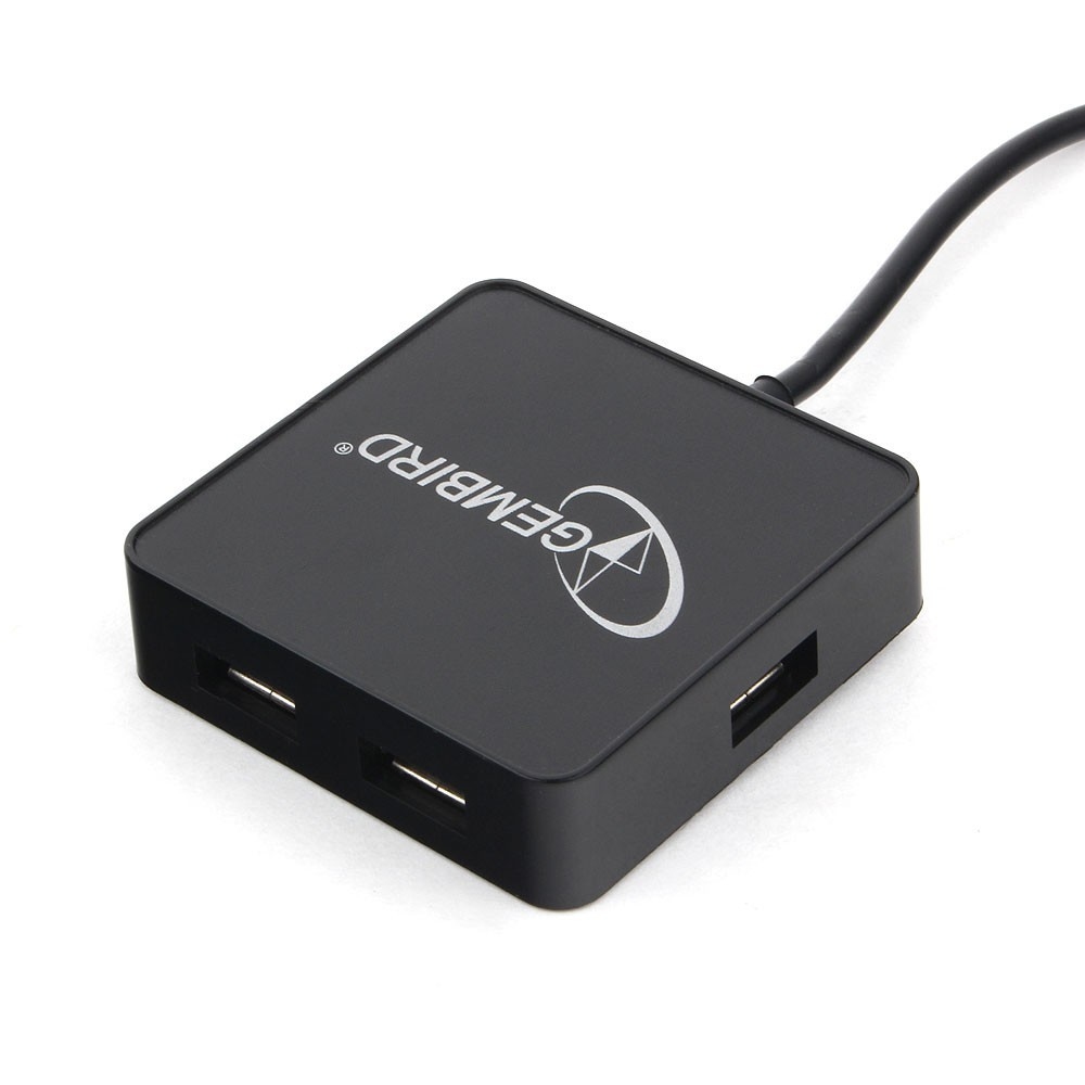

Разветвитель Gembird USB - USB вилка-розетка м (UHB-242) черный