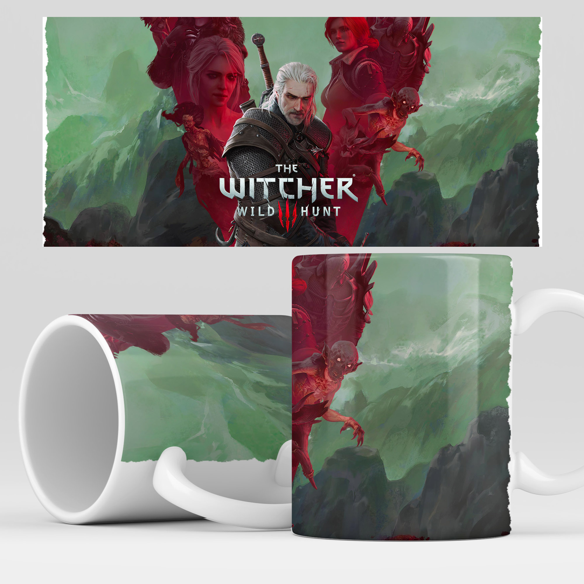 фото Кружка rocketcup с принтом "ведьмак" the witcher