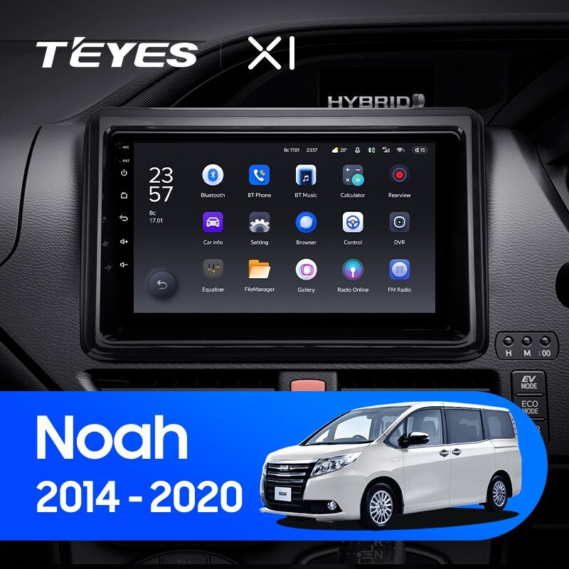 Штатная магнитола Teyes X1 4G 232 Toyota Voxy III R80 2014-2020 2630000₽