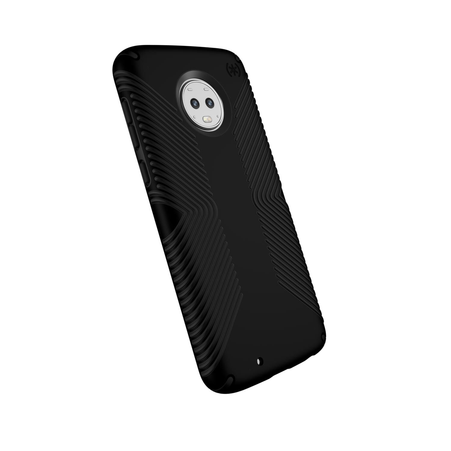 фото Чехол speck гибридный presidio grip series для motorola moto g6 - черный