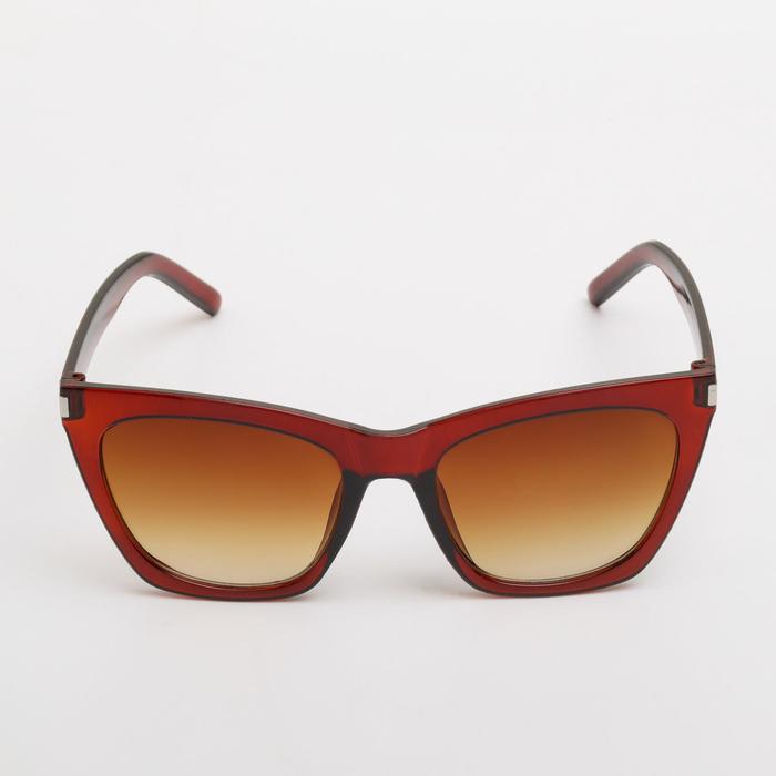 Солнцезащитные очки Мастер К женские, Бикертон, uv 400, 15х3х5,5 см, коричневые
